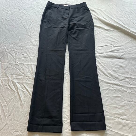 J.Crew Black, Light Wool, Flared, Work Pants- 0 - Picture 9 of 11